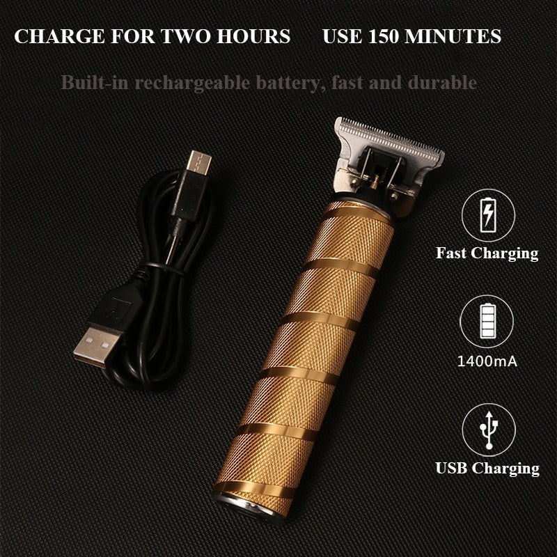 Professional Hair Clippers for men gold Set | Gold Hair Clippers Cordless - Coldesk