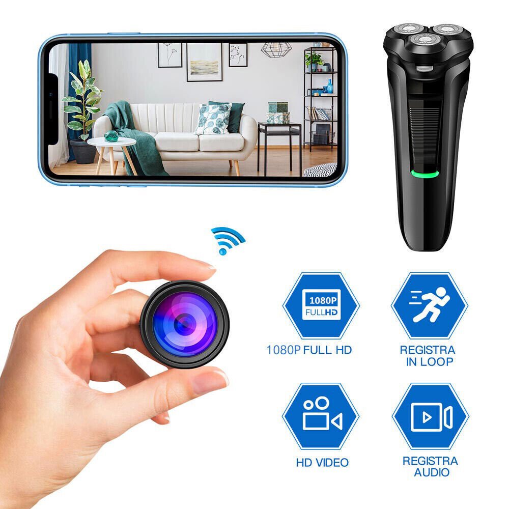 1080P HD WiFi Mini Shaver Razor Camera | WiFi Motion Detection Cam - Coldesk