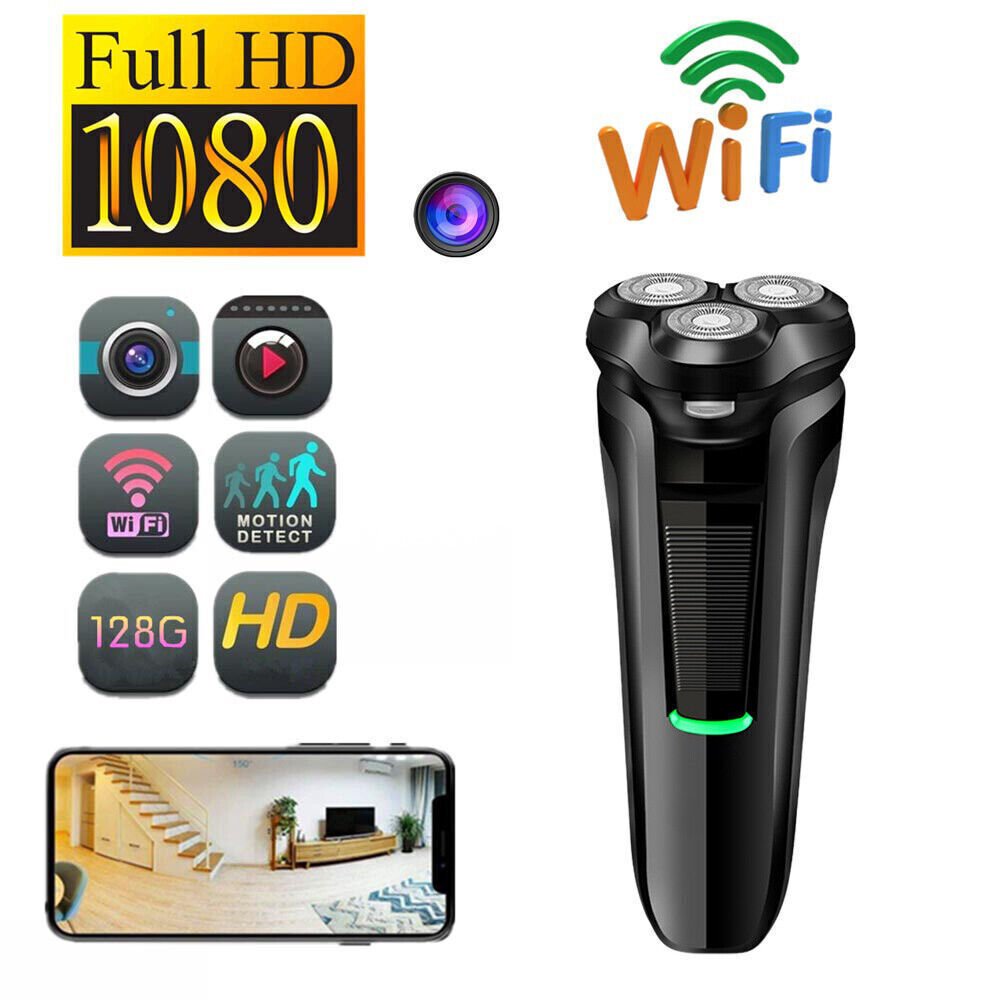 1080P HD WiFi Mini Shaver Razor Camera | WiFi Motion Detection Cam - Coldesk