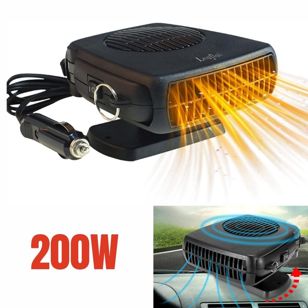 12V Car Heater Fan – 150W/300W Portable Ceramic Auto Heater for Fast Defrost & Heating - Coldesk
