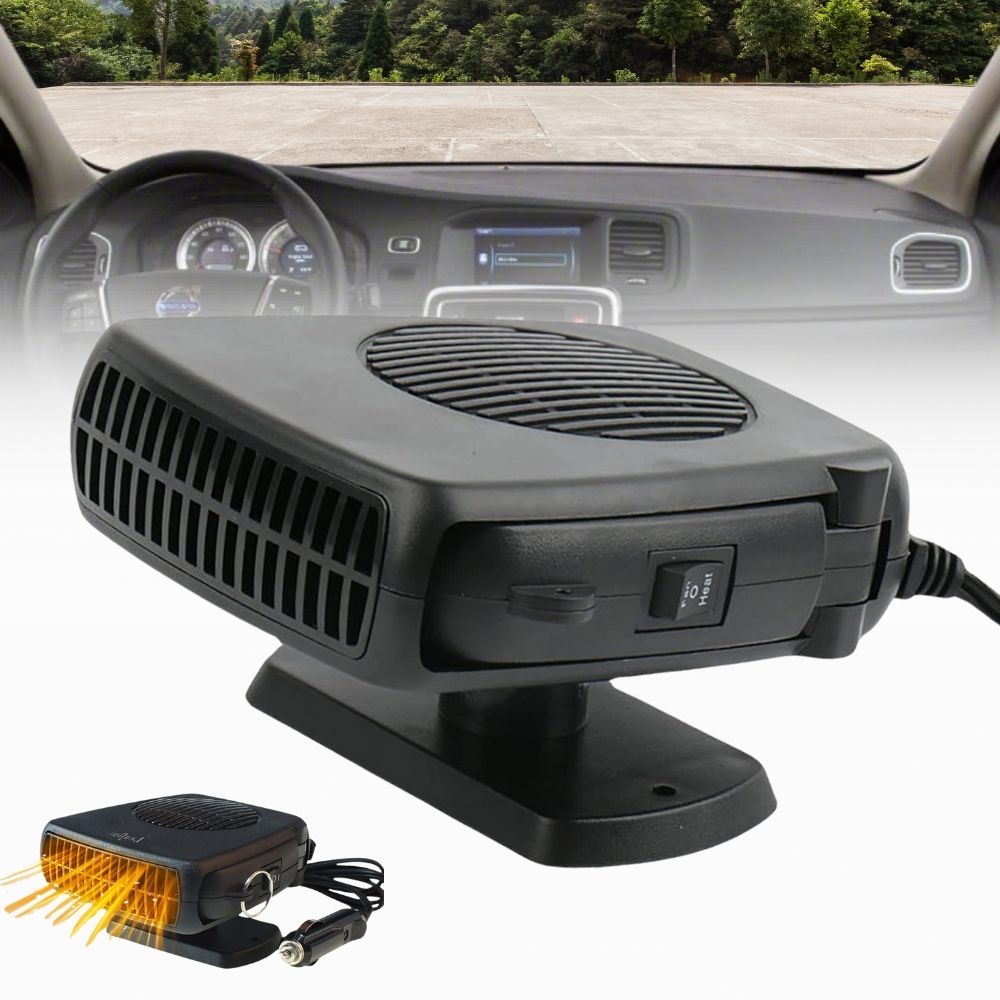 12V Car Heater Fan – 150W/300W Portable Ceramic Auto Heater for Fast Defrost & Heating - Coldesk