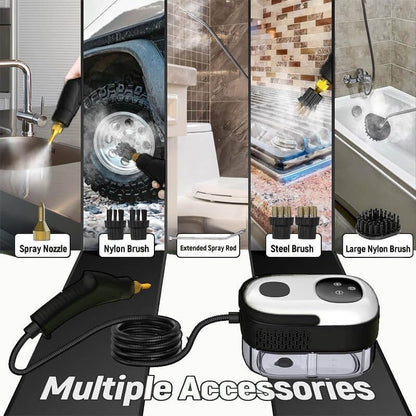 2500W High Pressure Steam Cleaner with Gloves - Coldesk