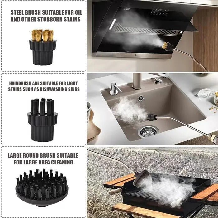 2500W High Pressure Steam Cleaner with Gloves - Coldesk