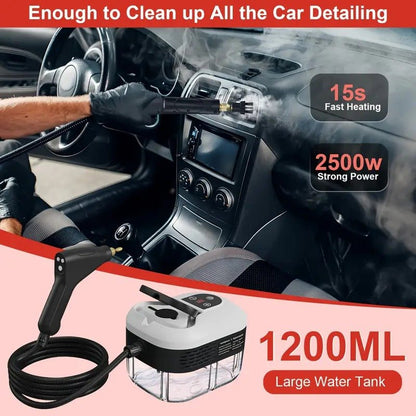 2500W High Pressure Steam Cleaner with Gloves - Coldesk