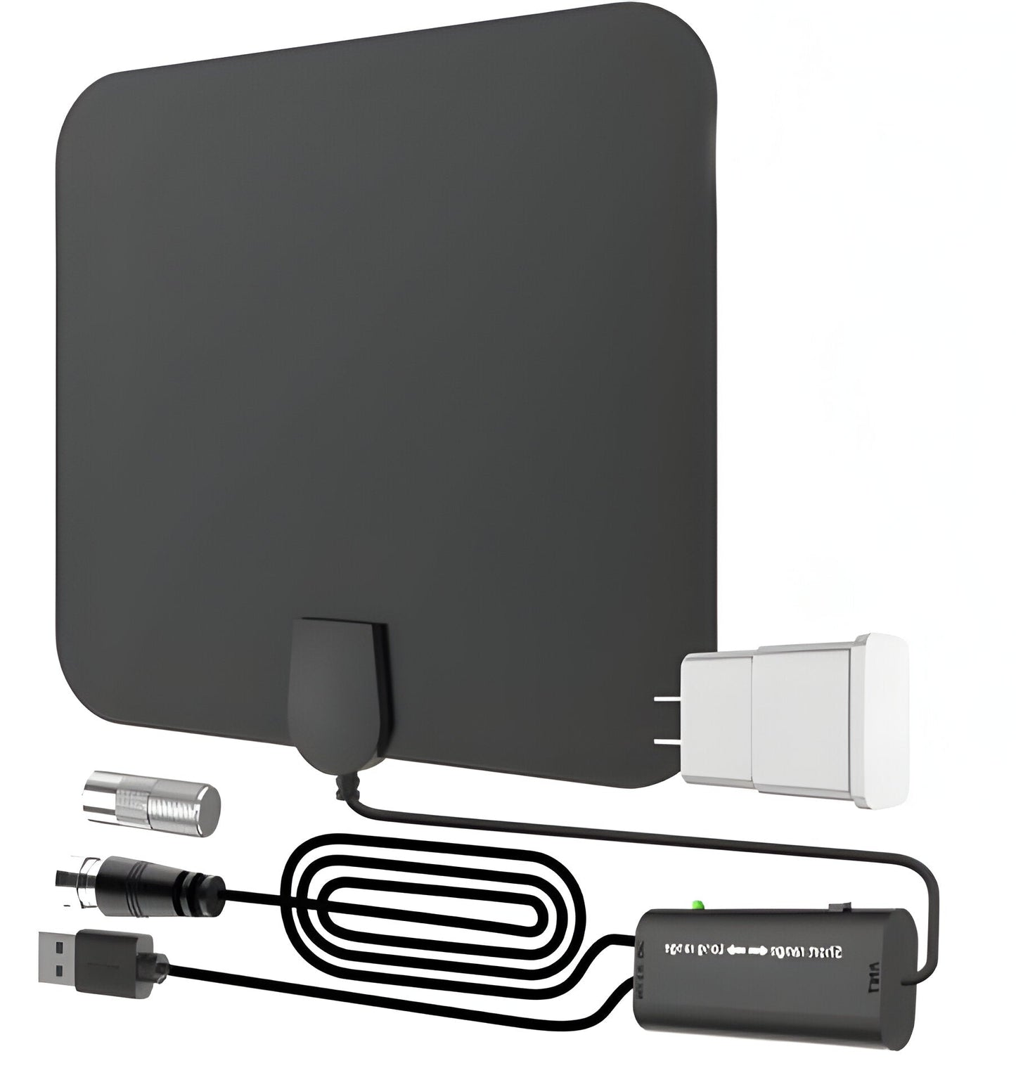 300 Miles Indoor Digital Amplified HDTV Antenna W/ Signal Booster - Coldesk