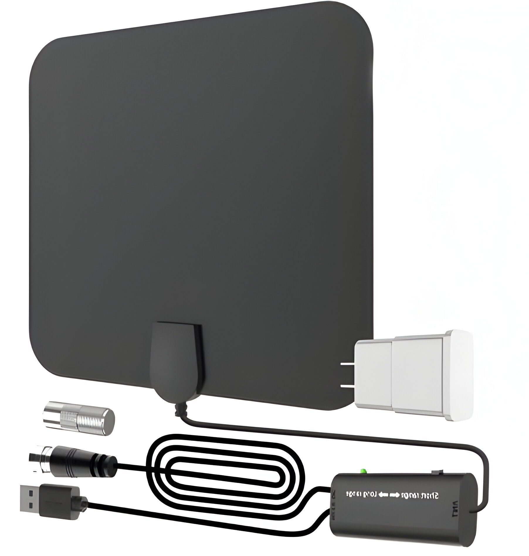 300 Miles Indoor Digital Amplified HDTV Antenna W/ Signal Booster - Coldesk