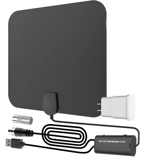 300 Miles Indoor Digital Amplified HDTV Antenna W/ Signal Booster - Coldesk