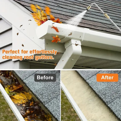 4000 PSI Telescoping High Pressure Washer Wand Set for Gutter & Roof Drainage & Walls Cleaning - Coldesk