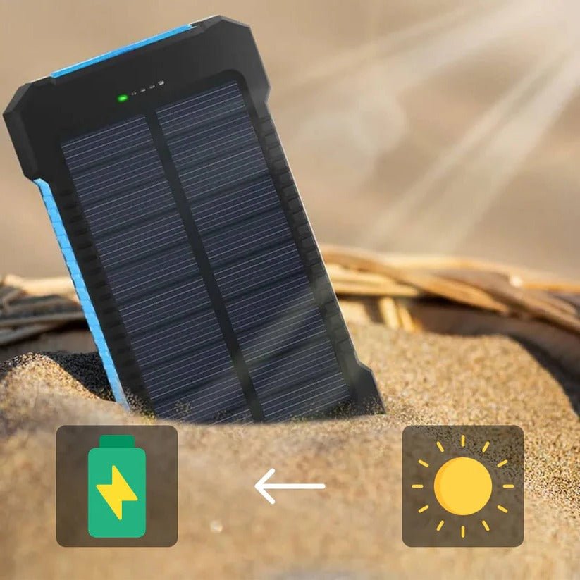 500000mAh Solar Charger Waterproof Power Bank External - Coldesk