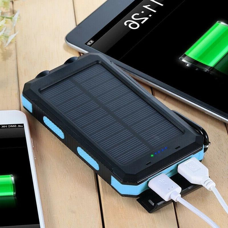500000mAh Solar Charger Waterproof Power Bank External - Coldesk