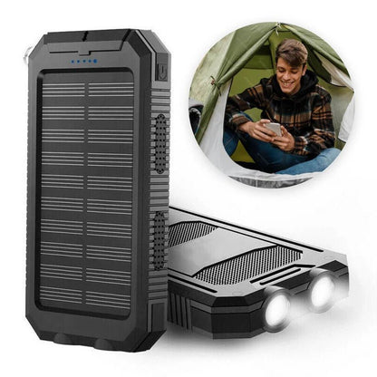 500000mAh Solar Charger Waterproof Power Bank External - Coldesk
