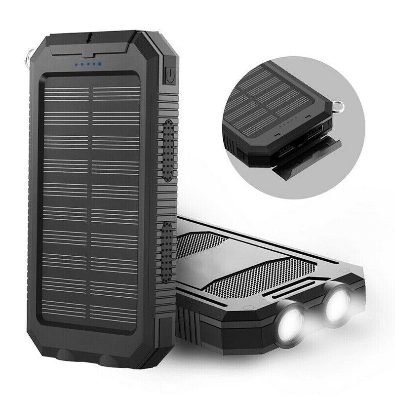 500000mAh Solar Charger Waterproof Power Bank External - Coldesk