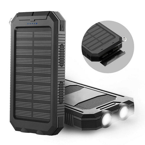 500000mAh Solar Charger Waterproof Power Bank External - Coldesk