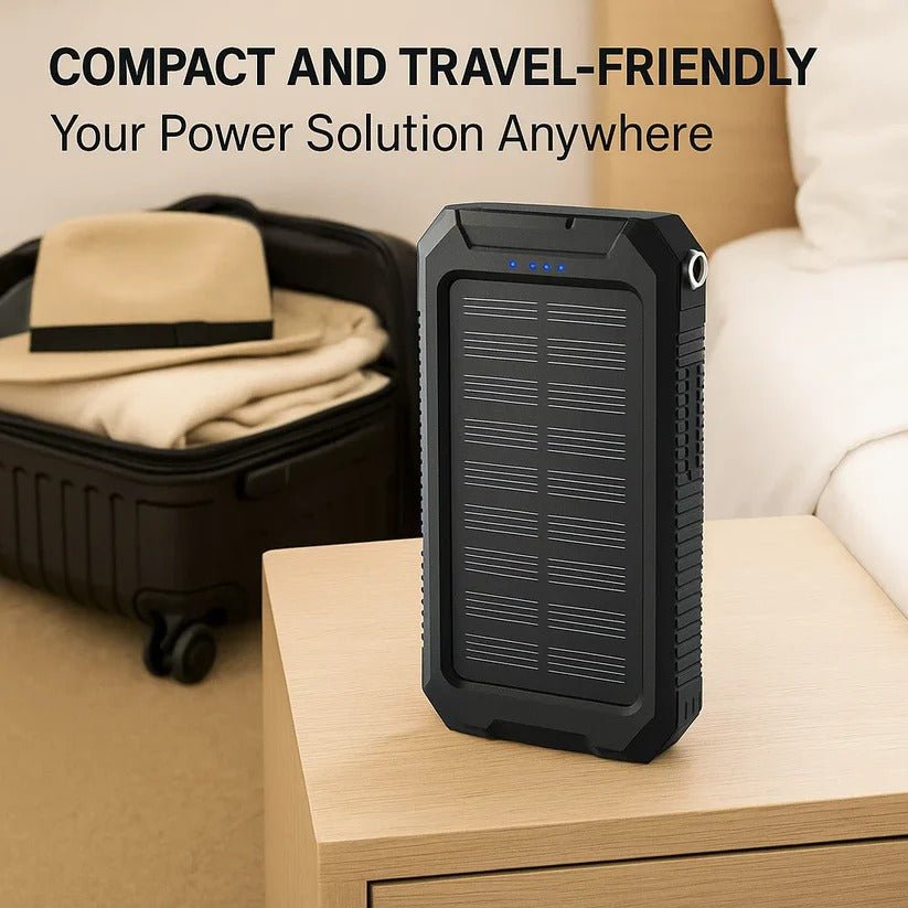 500000mAh Solar Charger Waterproof Power Bank External - Coldesk