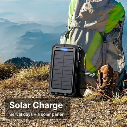 500000mAh Solar Charger Waterproof Power Bank External - Coldesk