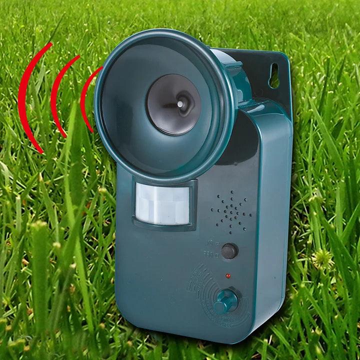 5000sqft 9v Dc Ultra Sonic Cordless Pest Animal Repeller Outdoor Safely Repel Various Animal - Coldesk