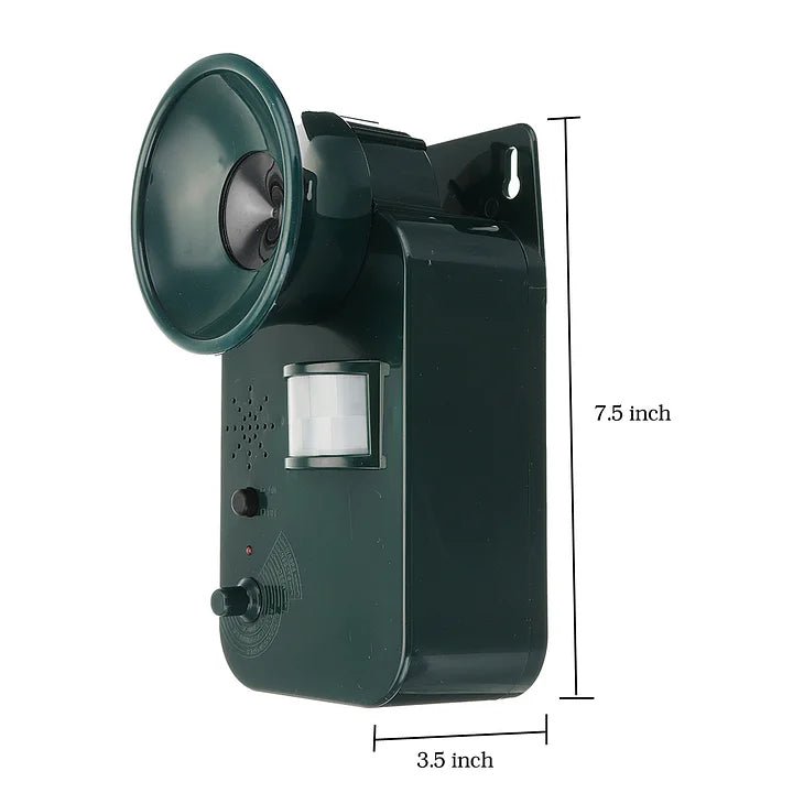 5000sqft 9v Dc Ultra Sonic Cordless Pest Animal Repeller Outdoor Safely Repel Various Animal - Coldesk