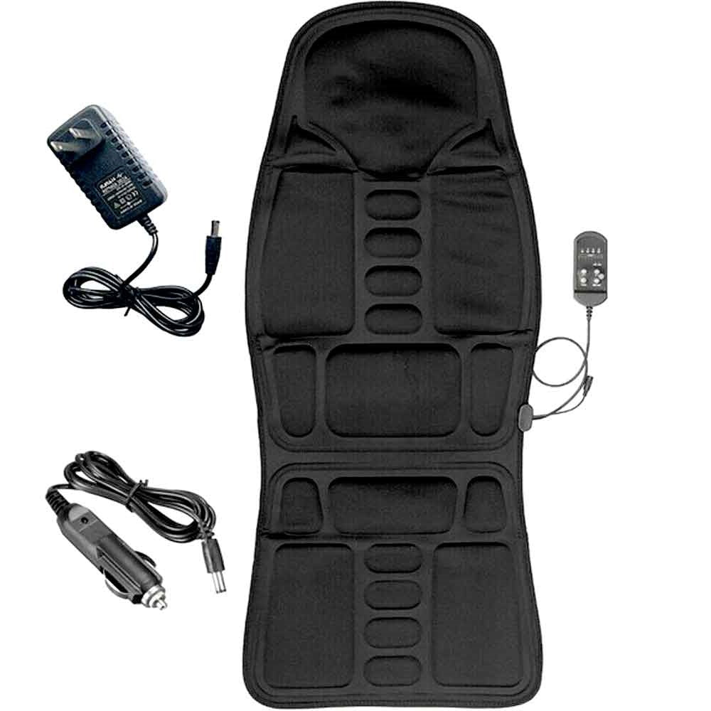 8 Mode Massage Chair Pad With Heated Back Neck Cushion For Car & Home - Coldesk