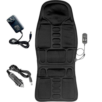 8 Mode Massage Chair Pad With Heated Back Neck Cushion For Car & Home - Coldesk