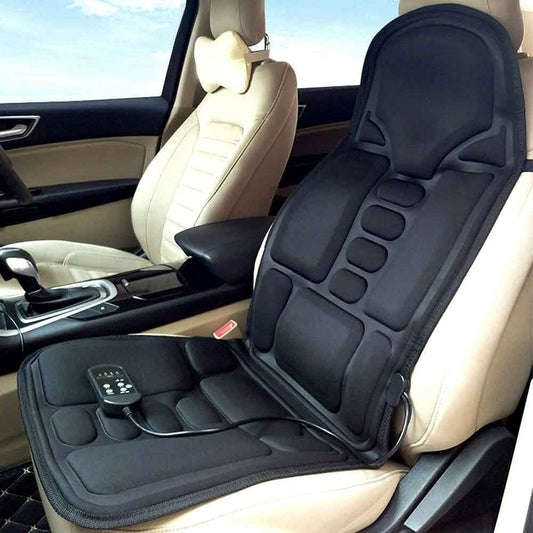8 Mode Massage Chair Pad With Heated Back Neck Cushion For Car & Home - Coldesk