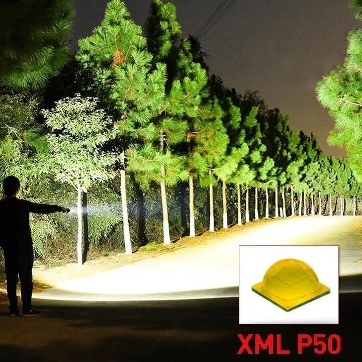 90000 Lumens Xhp50.2 Most Powerful Flashlight - Coldesk