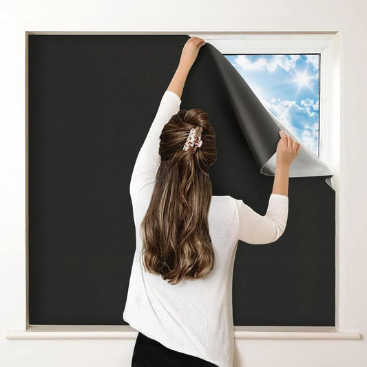 Adhesive Blackout Sun Blocking Window Cover Shade - Coldesk