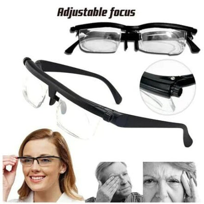 Adjustable Focus Glasses Near And Far Sight - Coldesk