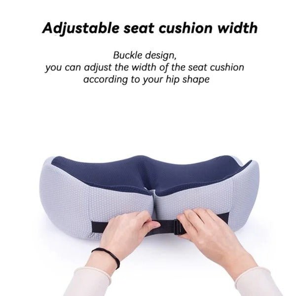 Adjustable Memory Foam Sit Bone Relief Seat Cushion - Coldesk