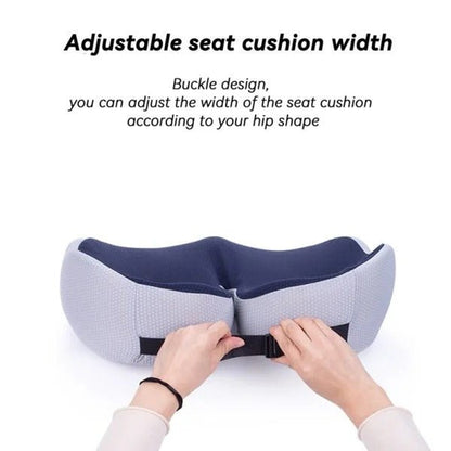 Adjustable Memory Foam Sit Bone Relief Seat Cushion - Coldesk