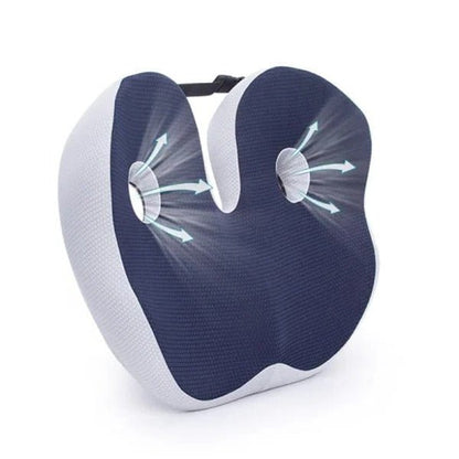 Adjustable Memory Foam Sit Bone Relief Seat Cushion - Coldesk
