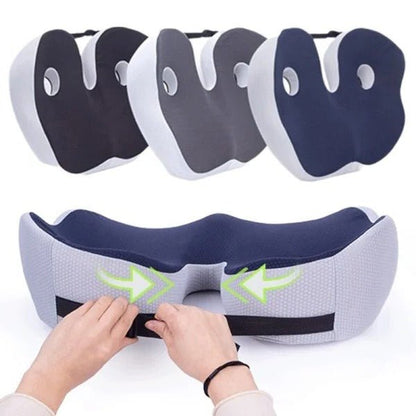 Adjustable Memory Foam Sit Bone Relief Seat Cushion - Coldesk