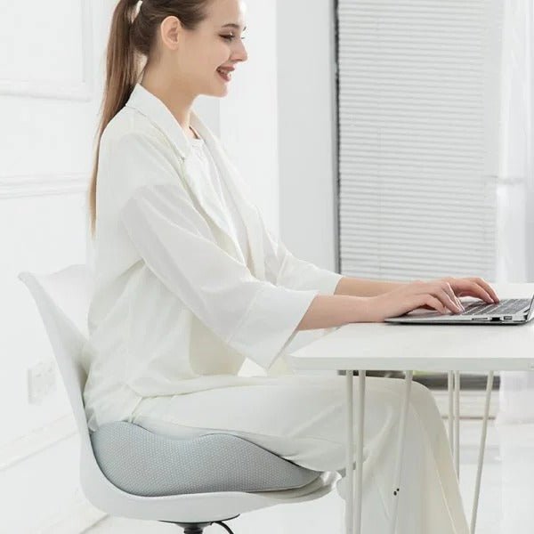 Adjustable Memory Foam Sit Bone Relief Seat Cushion - Coldesk
