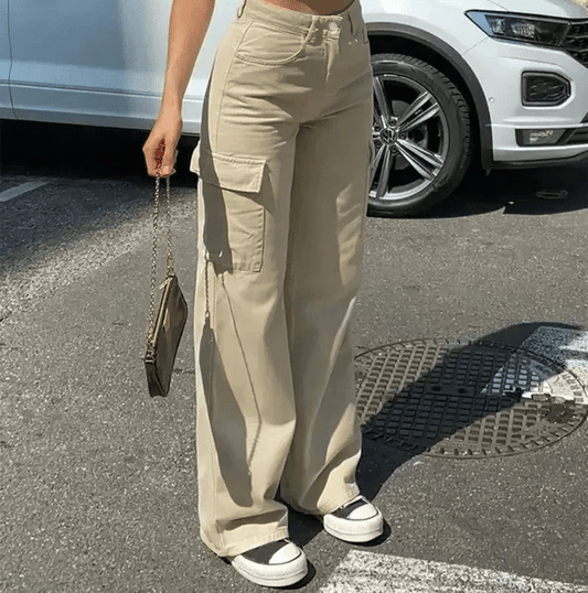 Adjustable Straight Fit Cargo Pants - Coldesk