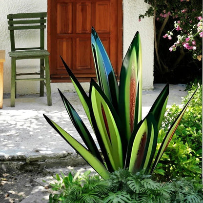 Agave Americana Metal Decorative Plant - Coldesk