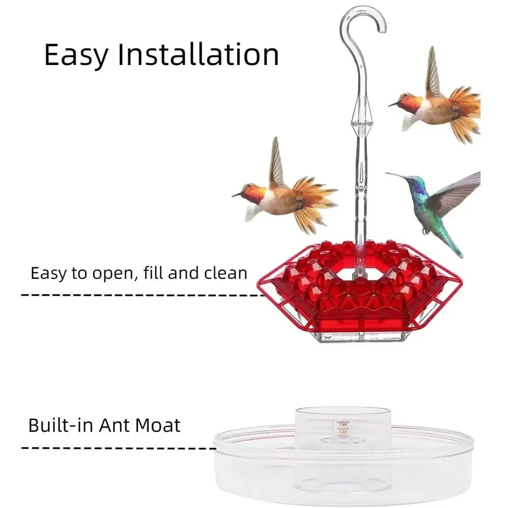 Ant Proof Hummingbird Feeder Outdoor Hanging Perch - Coldesk
