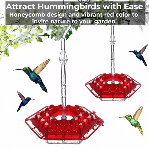 Ant-Proof Hummingbird Feeder with 30 Bee-Resistant Ports - Coldesk