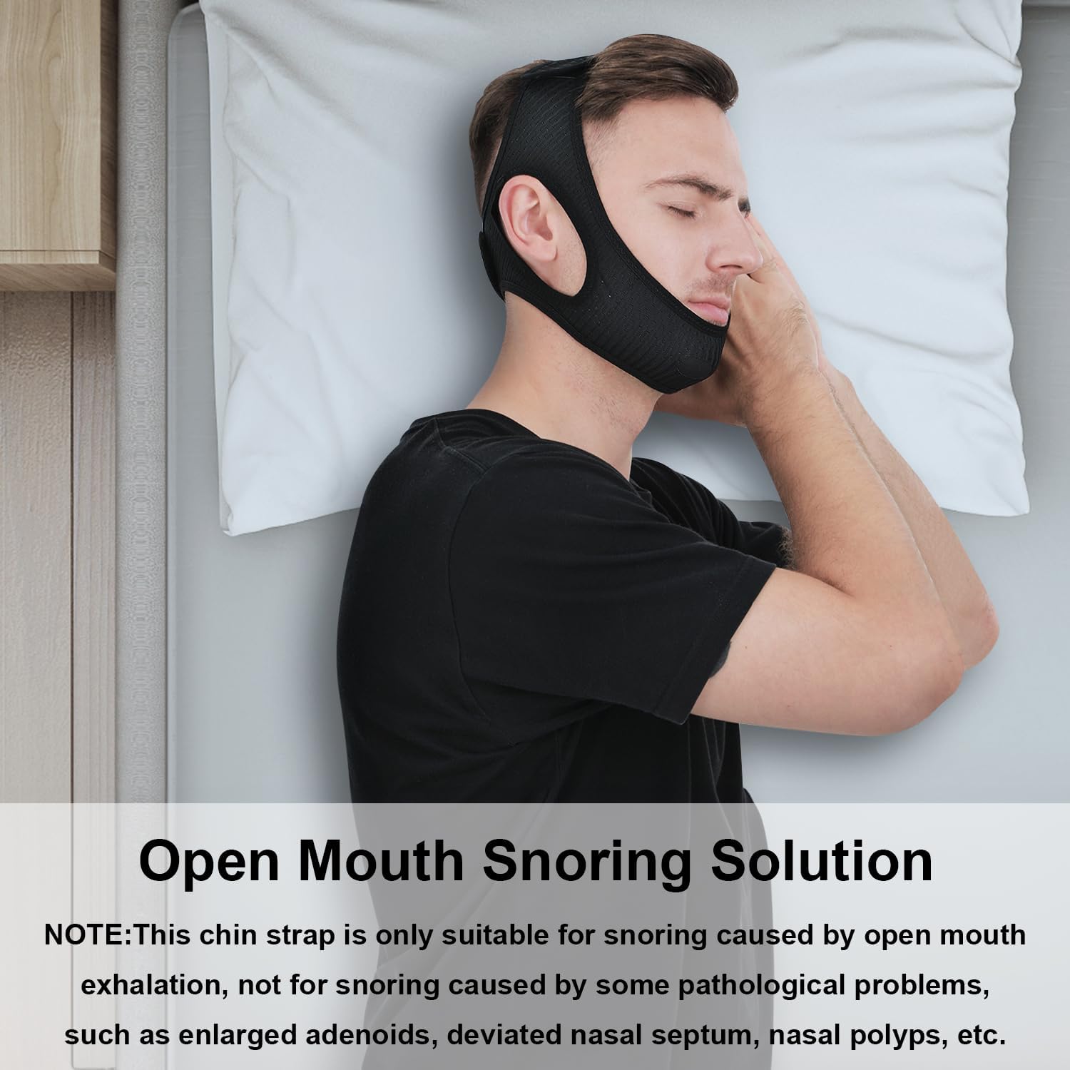 Anti Snoring Chin Strap for Sleep Apnea - Coldesk