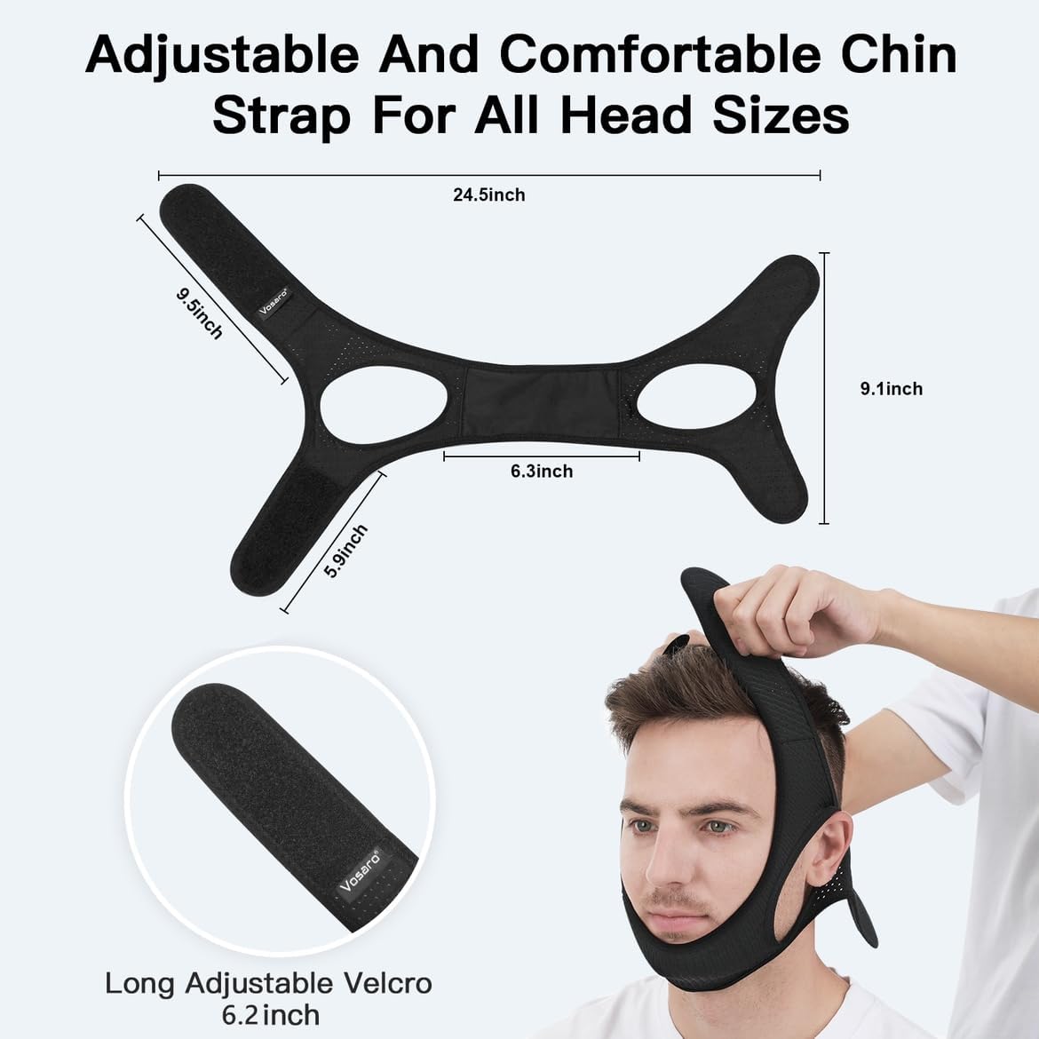 Anti Snoring Chin Strap for Sleep Apnea - Coldesk