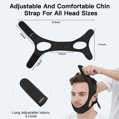 Anti Snoring Chin Strap for Sleep Apnea - Coldesk