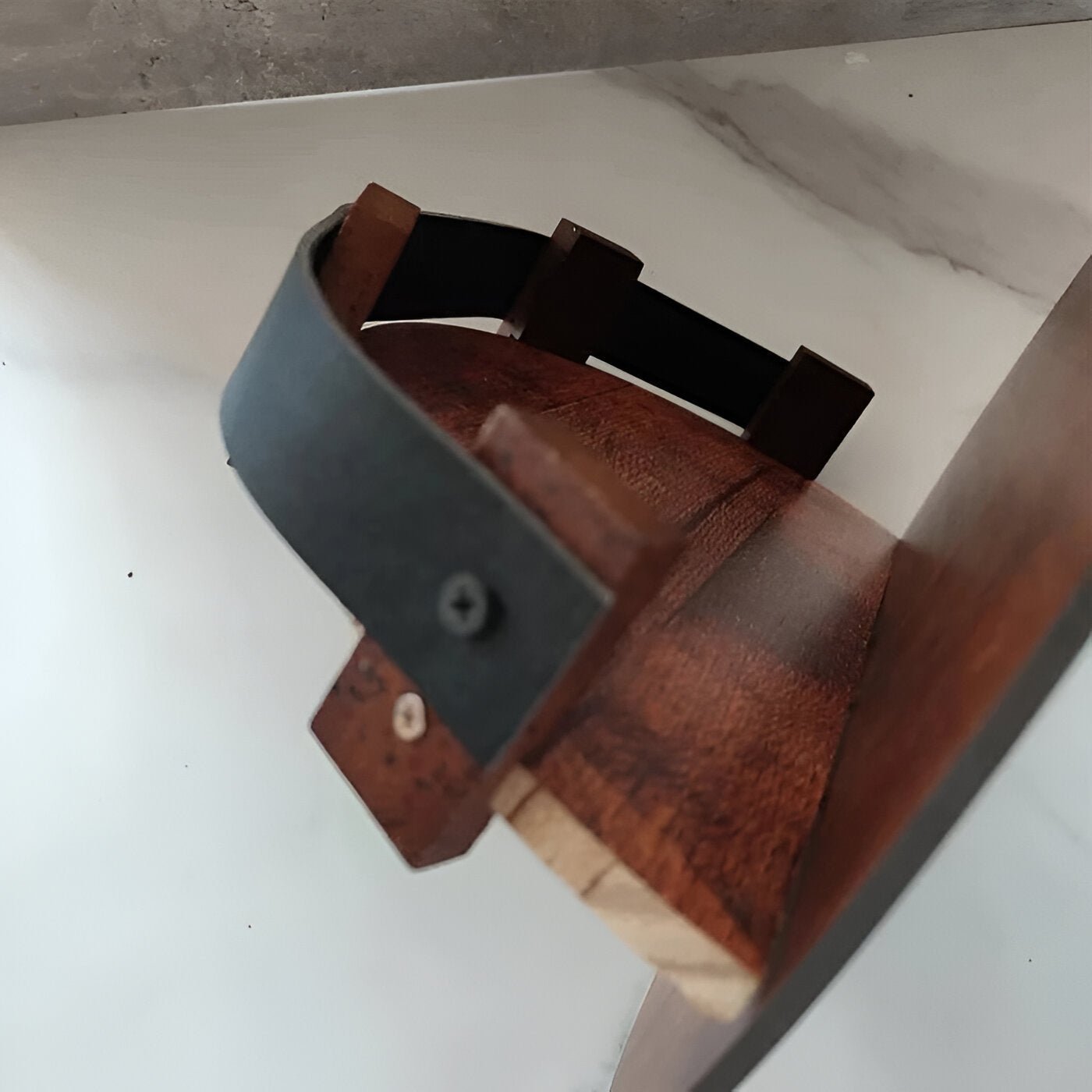 Bourbon Whiskey Barrel Shelf - Rustic Bar Accessories - Coldesk