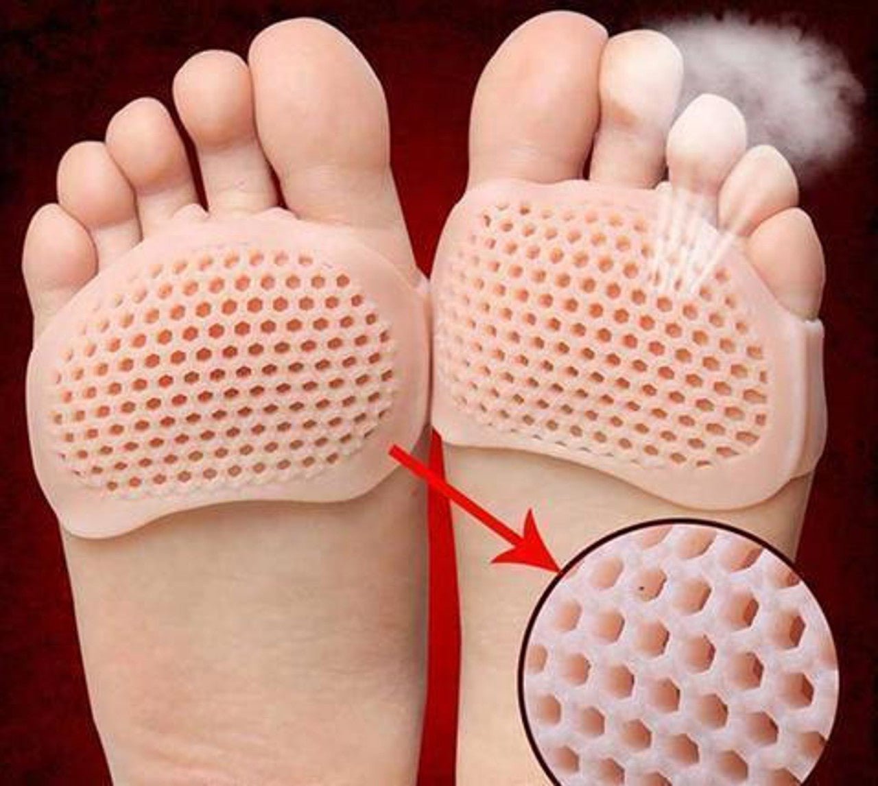 Breathable Metatarsal Pads - Set of 2 - Coldesk