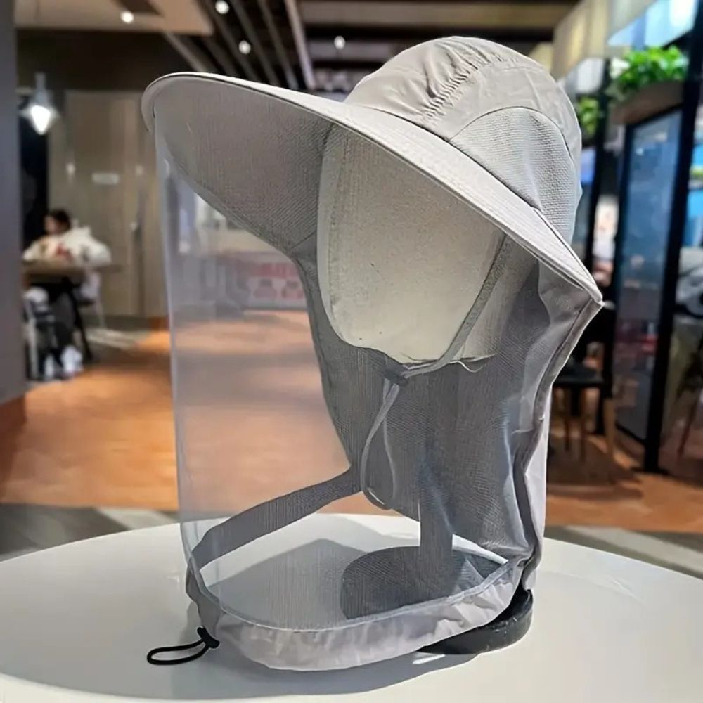 Breathable Sun and Mosquito Protection Wide Brim Hat - Coldesk