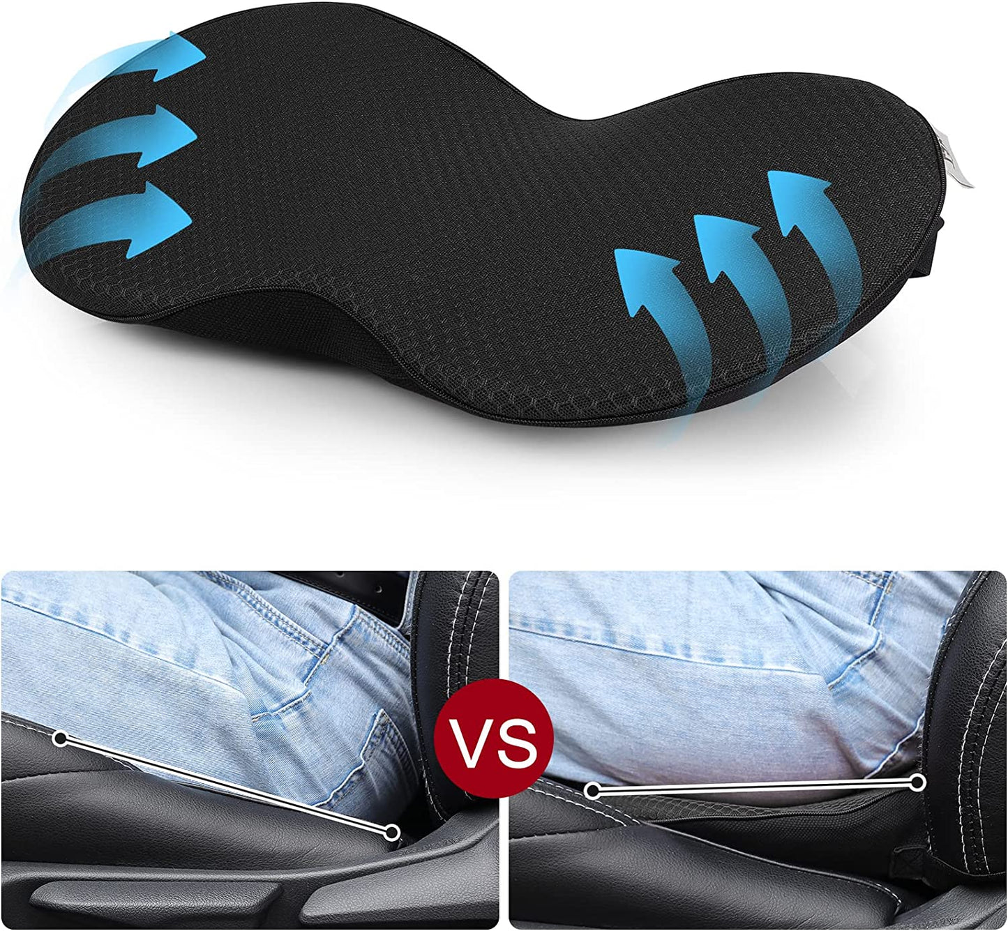 Car Seat Cushion for Shorter Drivers - Coldesk