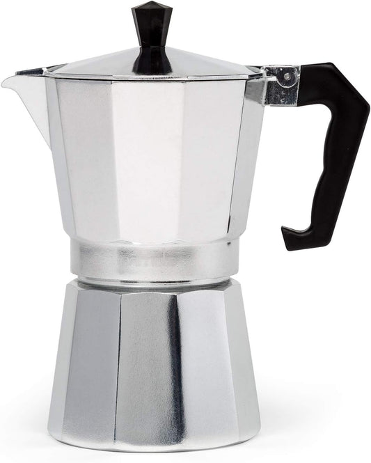 Classic Stovetop Espresso and Coffee Maker, Moka Pot for Italian and Cuban Café Brewing - Coldesk