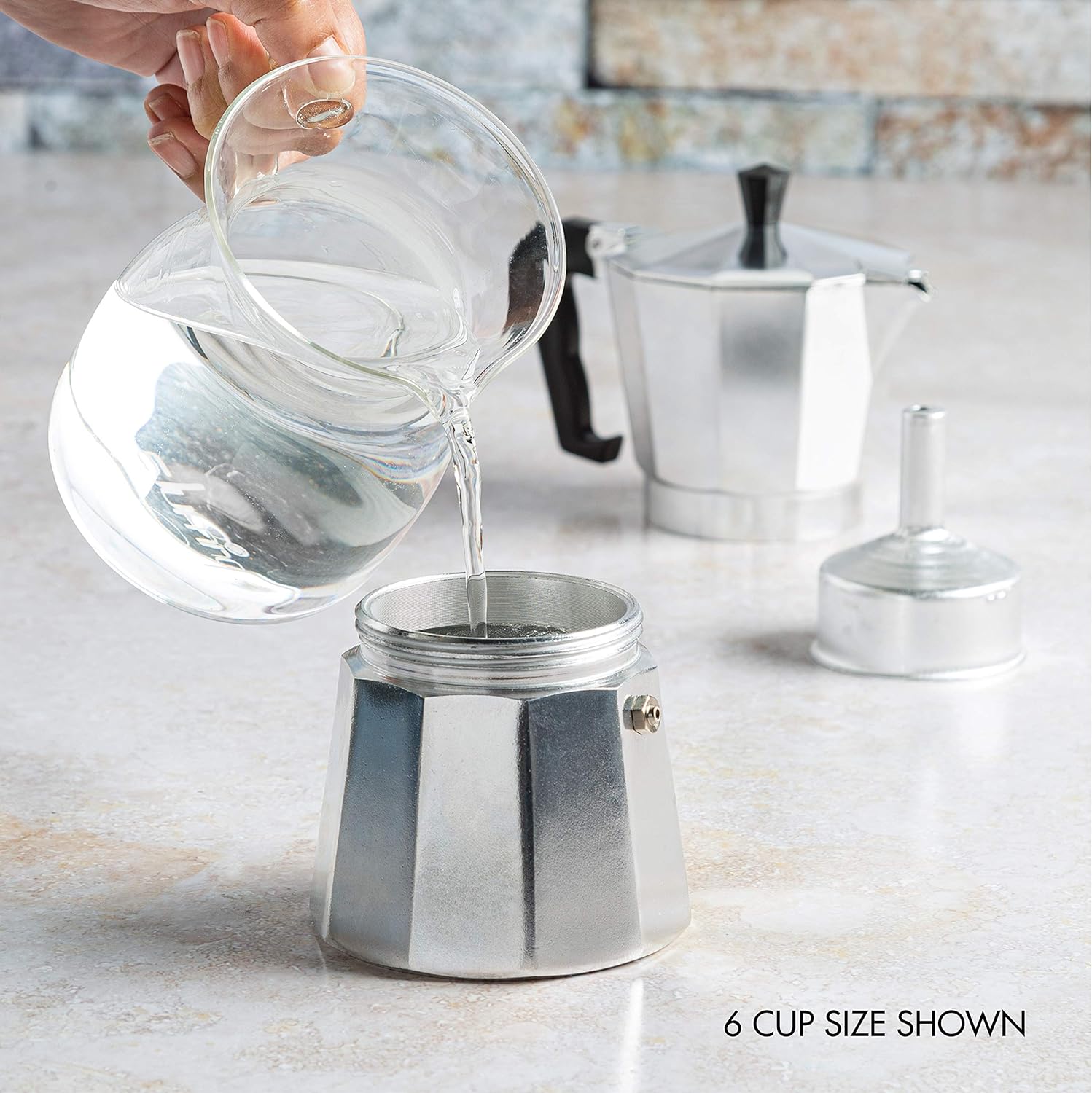 Classic Stovetop Espresso and Coffee Maker, Moka Pot for Italian and Cuban Café Brewing - Coldesk