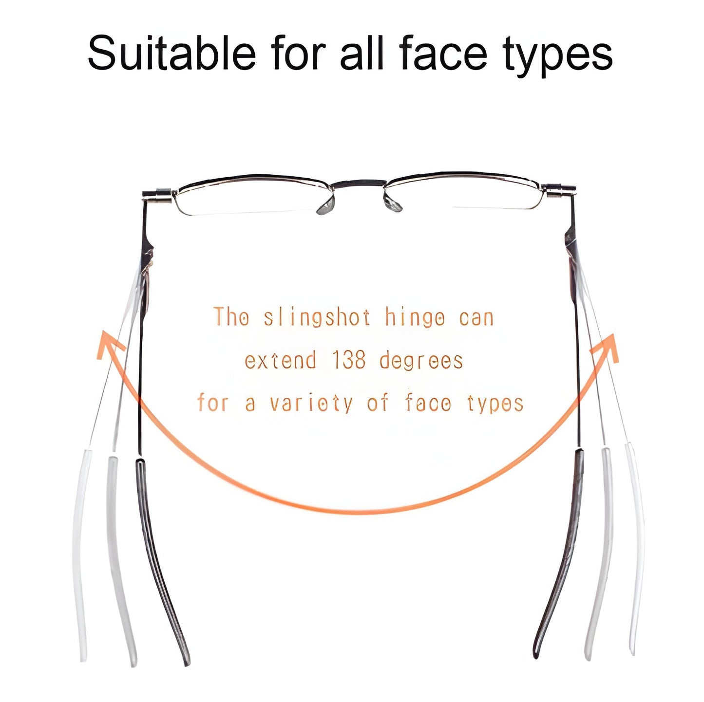 Compact Mens & Ladies Folding Reading Glasses - Coldesk