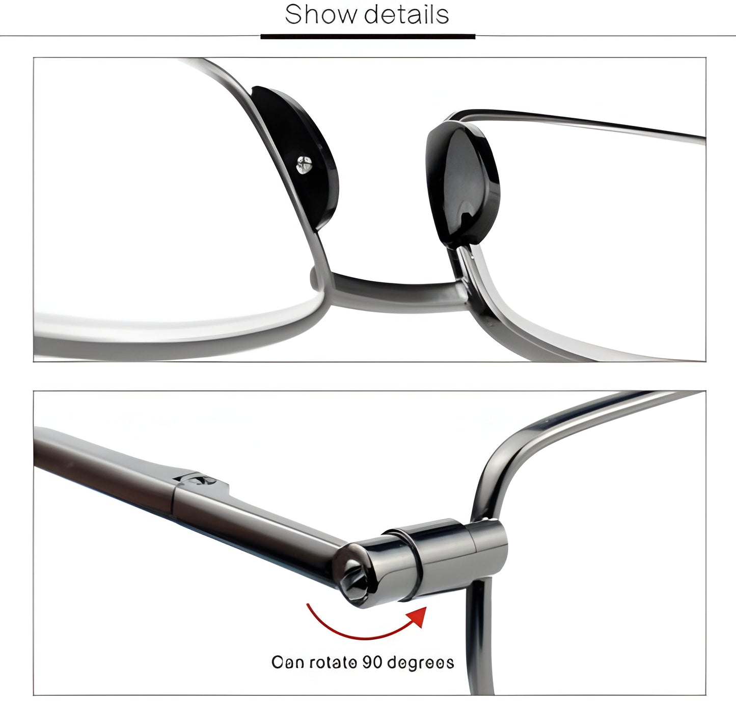 Compact Mens & Ladies Folding Reading Glasses - Coldesk