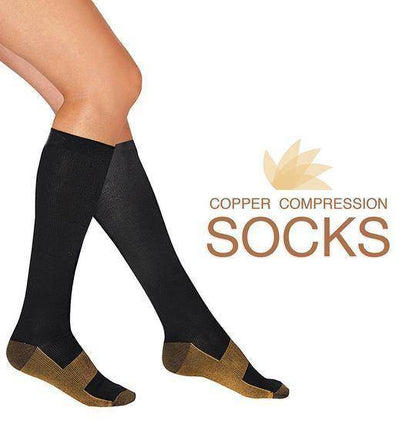Copper Compression Socks (7 Pairs) for Women & Men-Workout And Recovery - Coldesk