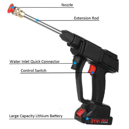 Cordless High Pressure Washer with 2 Batteries - Coldesk