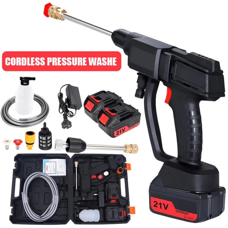 Cordless High Pressure Washer with 2 Batteries - Coldesk